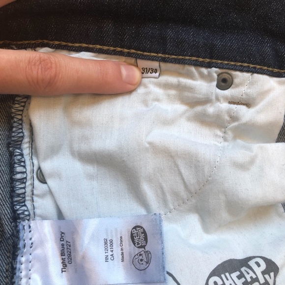 Cheap Monday Tight Blue Dry Jeans - Picture 4 of 4